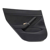 TESLA MODEL 3  DOOR TRIM, REAR LEFT HAND, ASY, PREM BLACK 1090413-01-L